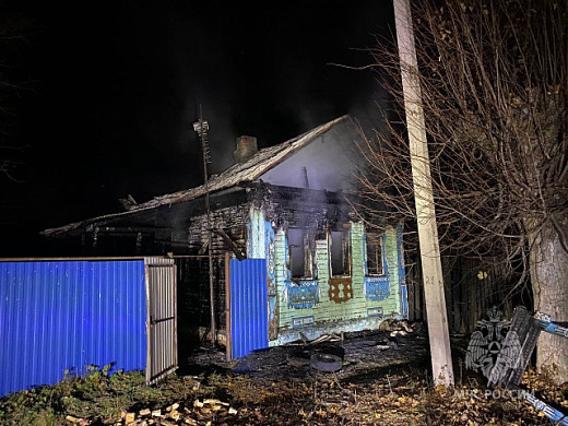 На пожаре в Тейковском районе погиб пенсионер